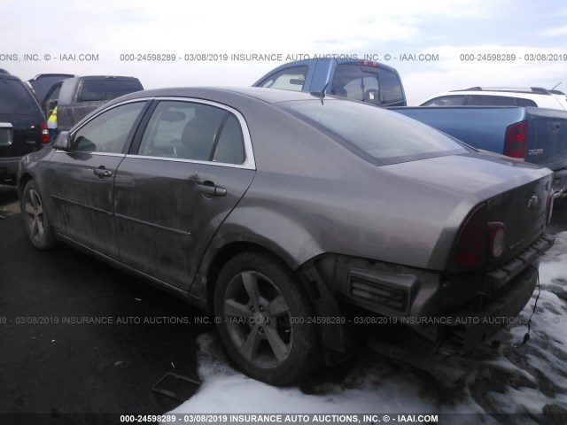 1G1ZC5EU7BF366425 - 2011 CHEVROLET MALIBU 1LT 勃艮第红 照片 3