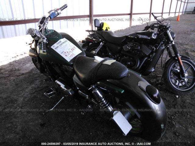 JKBVNKB166A010663 - 2006 KAWASAKI 1600 MEANSTREAK GREEN photo 3