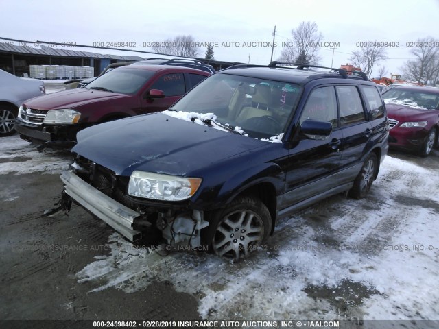 JF1SG67676H744423 - 2006 SUBARU FORESTER 2.5X LL BEAN BLUE photo 2