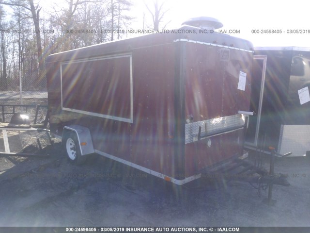 4D6EB14101C002302 - 2001 FOOD TRUCK TRAILER  RED photo 1