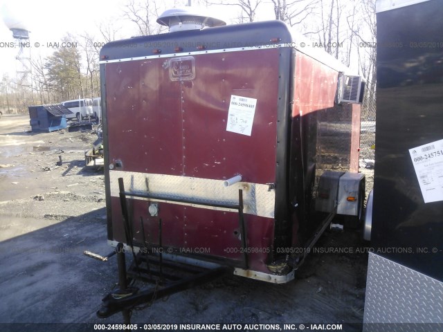 4D6EB14101C002302 - 2001 FOOD TRUCK TRAILER  RED photo 2