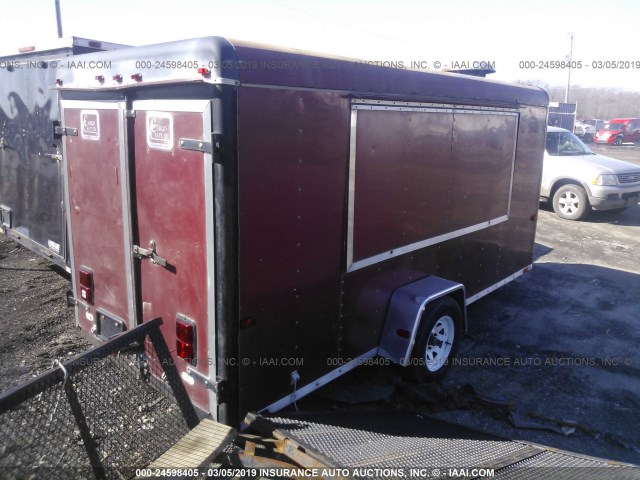 4D6EB14101C002302 - 2001 FOOD TRUCK TRAILER  RED photo 4