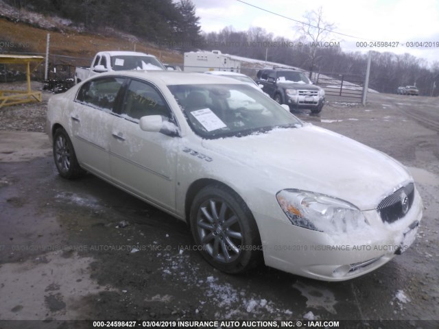 1G4HE57Y68U156024 - 2008 BUICK LUCERNE CXS WHITE photo 1