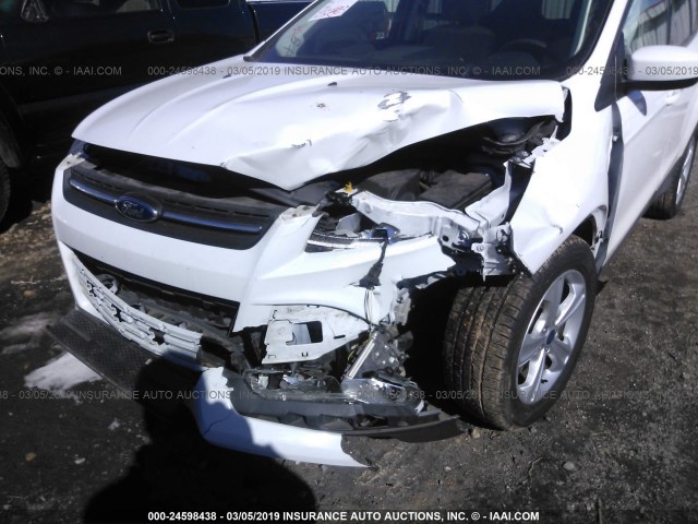 1FMCU9G91EUD67494 - 2014 FORD ESCAPE SE WHITE photo 6