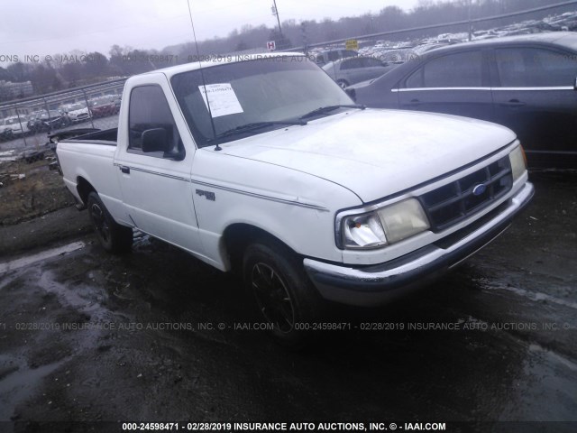 1FTCR10A3RUE00206 - 1994 FORD RANGER WHITE photo 1