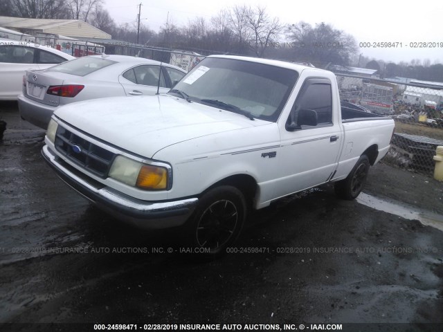 1FTCR10A3RUE00206 - 1994 FORD RANGER WHITE photo 2