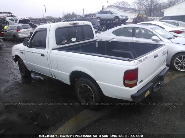 1FTCR10A3RUE00206 - 1994 FORD RANGER WHITE photo 3