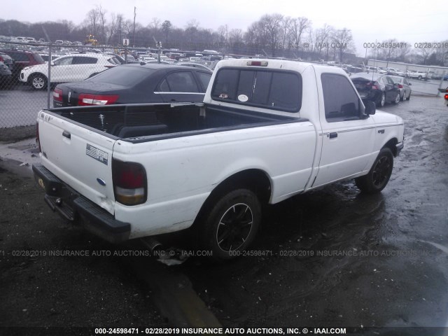 1FTCR10A3RUE00206 - 1994 FORD RANGER WHITE photo 4