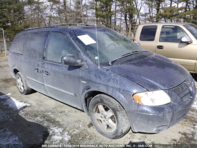 2D4GP44L24R516770 - 2004 DODGE GRAND CARAVAN SXT BLUE photo 1