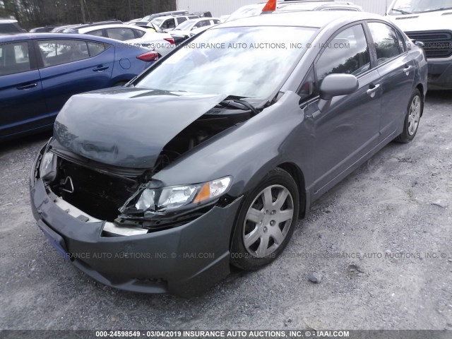 19XFA1F54BE038714 - 2011 HONDA CIVIC LX Boz foto 2