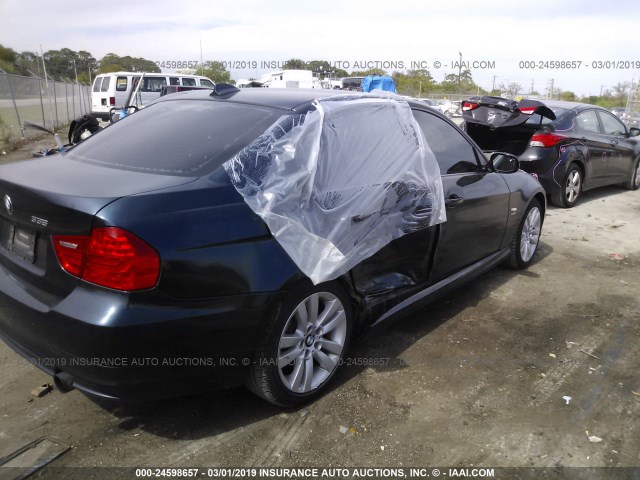 WBAPL5G55BNN22145 - 2011 BMW 335 XI BLUE photo 4