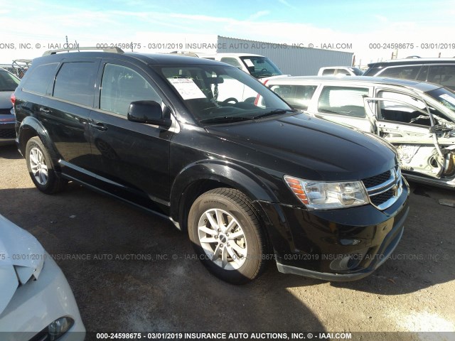 3C4PDCBG9ET115446 - 2014 DODGE JOURNEY SXT BLACK photo 1