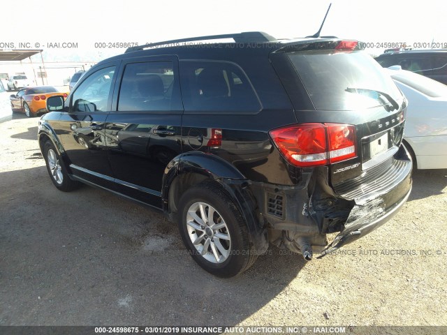 3C4PDCBG9ET115446 - 2014 DODGE JOURNEY SXT BLACK photo 3