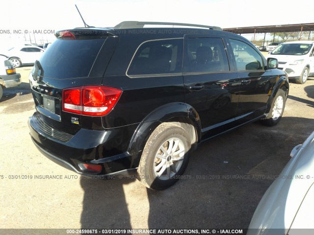 3C4PDCBG9ET115446 - 2014 DODGE JOURNEY SXT BLACK photo 4