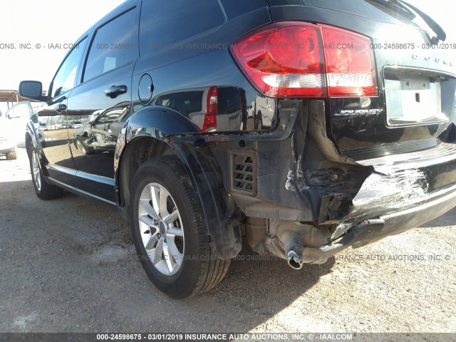 3C4PDCBG9ET115446 - 2014 DODGE JOURNEY SXT BLACK photo 6