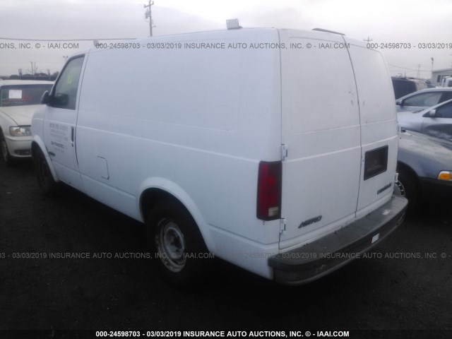 1GCDM19W4XB146581 - 1999 CHEVROLET ASTRO WHITE photo 3