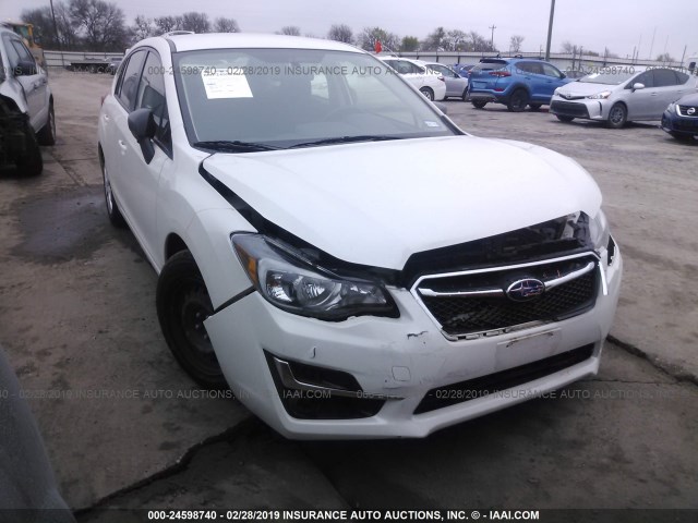 JF1GPAA66F8254380 - 2015 SUBARU IMPREZA WHITE photo 1