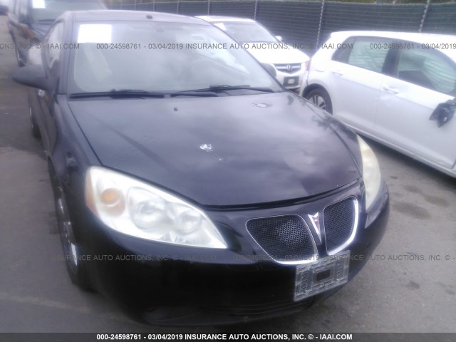 1G2ZH17N974277499 - 2007 PONTIAC G6 GT BLACK photo 6