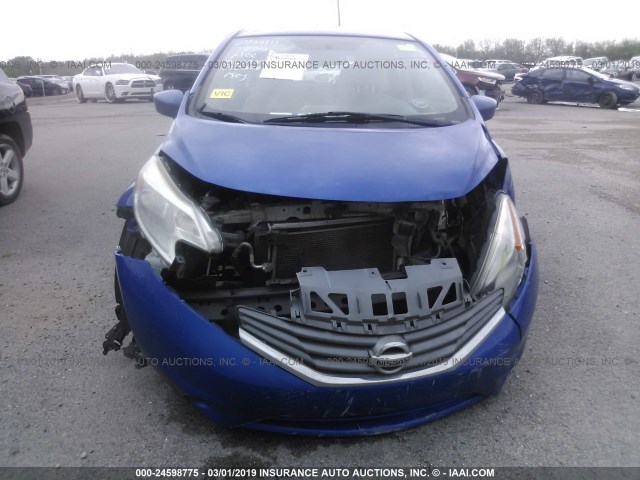 3N1CE2CP7FL364207 - 2015 NISSAN VERSA NOTE S/S PLUS/SV/SL/SR BLUE photo 6