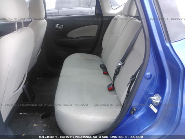 3N1CE2CP7FL364207 - 2015 NISSAN VERSA NOTE S/S PLUS/SV/SL/SR BLUE photo 8