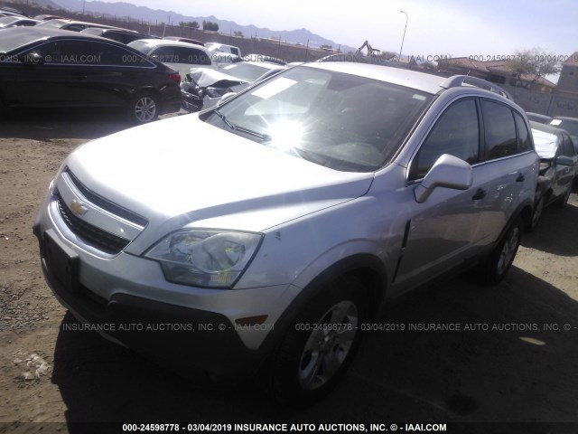 3GNAL2EK0DS625375 - 2013 CHEVROLET CAPTIVA LS 银色 照片 2