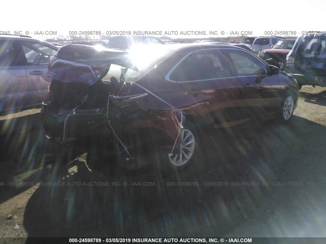 4T1BF1FK1GU613023 - 2016 TOYOTA CAMRY LE/XLE/SE/XSE RED photo 4