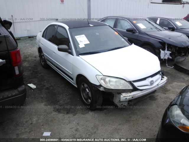 JHMES96644S022480 - 2004 HONDA CIVIC HYBRID WHITE photo 1