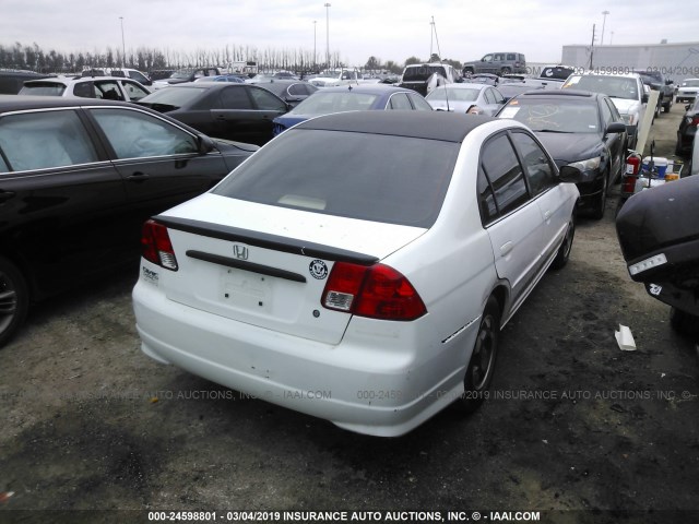 JHMES96644S022480 - 2004 HONDA CIVIC HYBRID WHITE photo 4