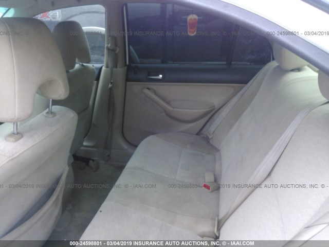 JHMES96644S022480 - 2004 HONDA CIVIC HYBRID WHITE photo 8