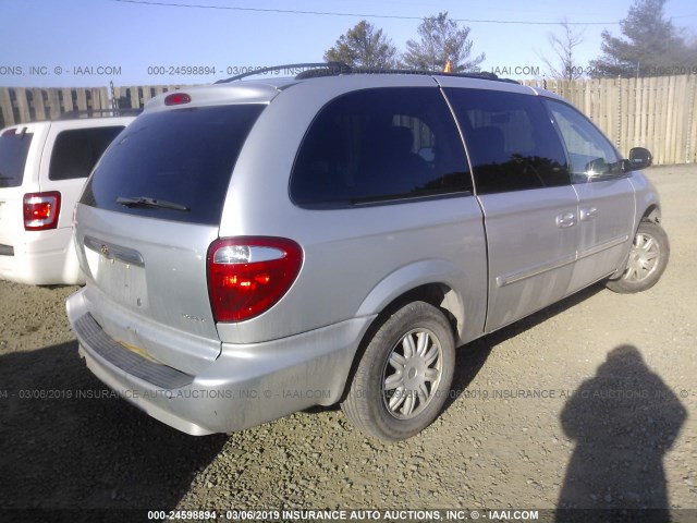 2A8GP54L57R307295 - 2007 CHRYSLER TOWN & COUNTRY TOURING SILVER photo 4