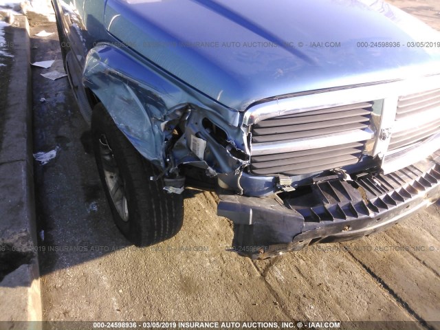 1D4HB38N54F235692 - 2004 DODGE DURANGO ST BLUE photo 6