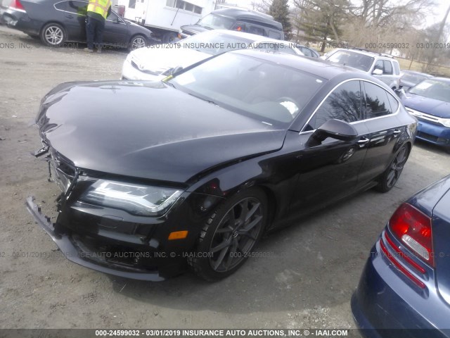 WAU2GAFC0DN114677 - 2013 AUDI A7 PRESTIGE BLACK photo 2