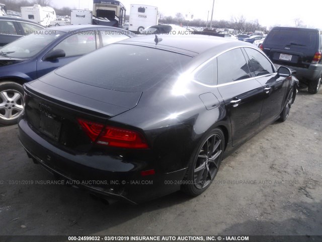 WAU2GAFC0DN114677 - 2013 AUDI A7 PRESTIGE BLACK photo 4