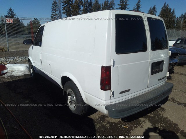 1GCDM19W3XB158964 - 1999 CHEVROLET ASTRO WHITE photo 3