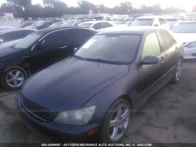 JTHBD192740087276 - 2004 LEXUS IS 300 GRAY photo 2