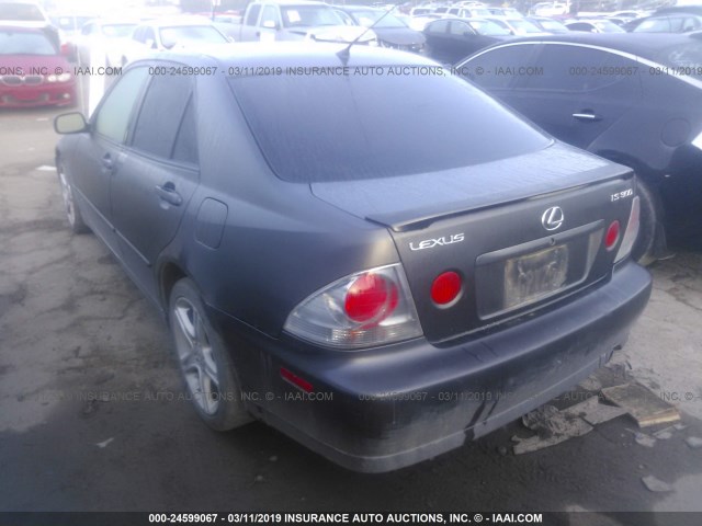 JTHBD192740087276 - 2004 LEXUS IS 300 GRAY photo 3