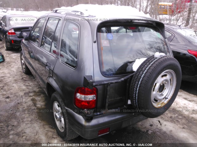 KNDJA723015086688 - 2001 KIA SPORTAGE GRAY photo 3