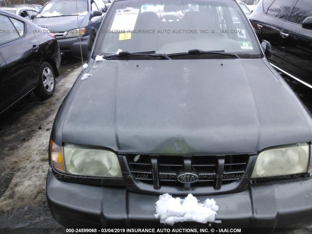 KNDJA723015086688 - 2001 KIA SPORTAGE GRAY photo 6