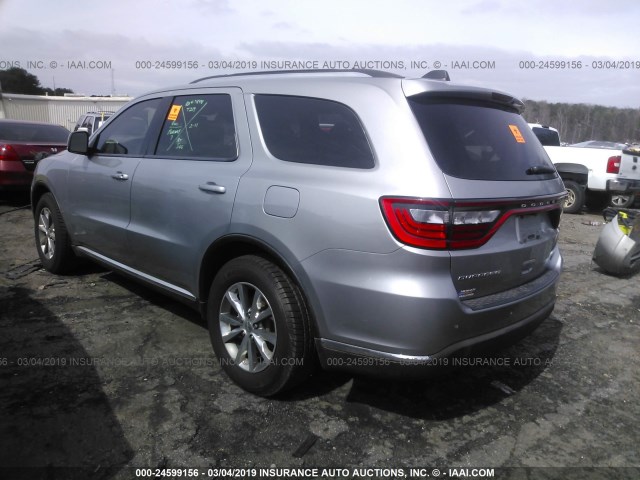 1C4RDHDG1EC973721 - 2014 DODGE DURANGO LIMITED SILVER photo 3