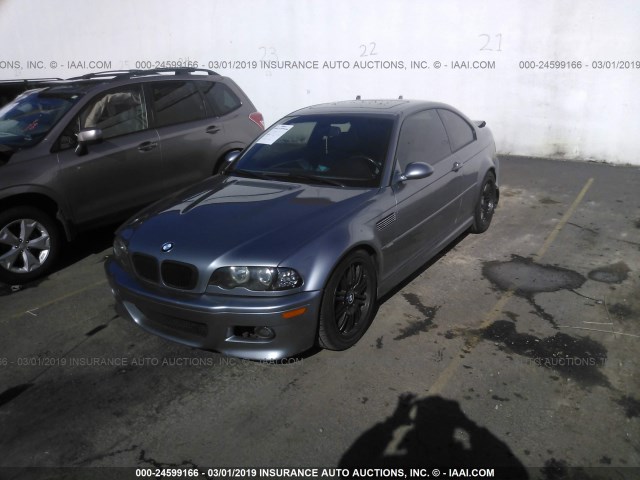 WBSBL93415PN61446 - 2005 BMW M3 SILVER photo 2