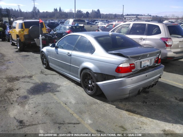 WBSBL93415PN61446 - 2005 BMW M3 SILVER photo 3