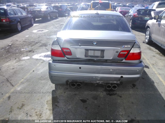 WBSBL93415PN61446 - 2005 BMW M3 SILVER photo 6