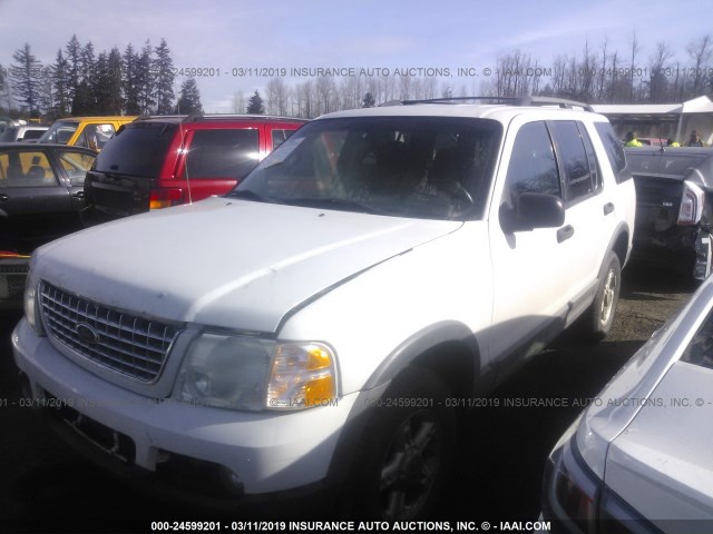 1FMZU63K33ZB02156 - 2003 FORD EXPLORER XLT/XLT SPORT/NBX WHITE photo 2