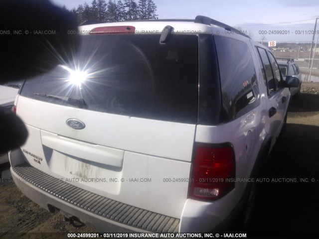 1FMZU63K33ZB02156 - 2003 FORD EXPLORER XLT/XLT SPORT/NBX WHITE photo 4