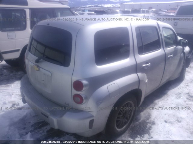 3GNDA13D47S563307 - 2007 CHEVROLET HHR LS Plata foto 4