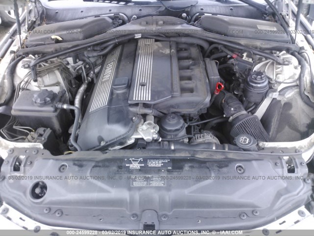 WBANA53584B850490 - 2004 BMW 525 I ვერცხლისფერი ფოტო 10