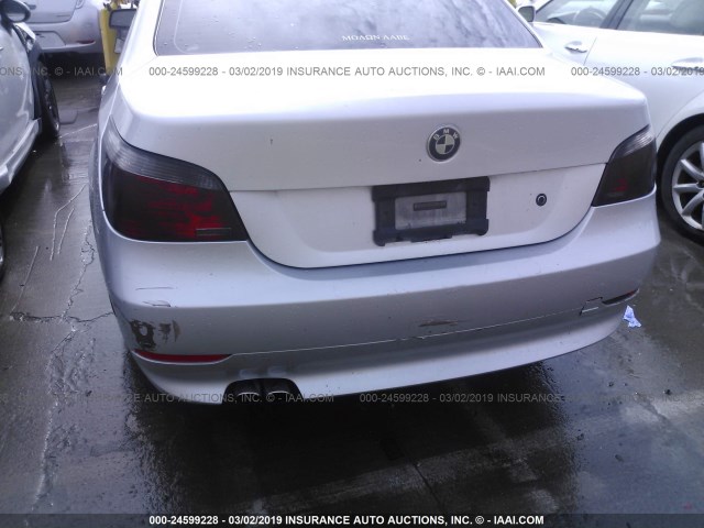 WBANA53584B850490 - 2004 BMW 525 I ვერცხლისფერი ფოტო 6