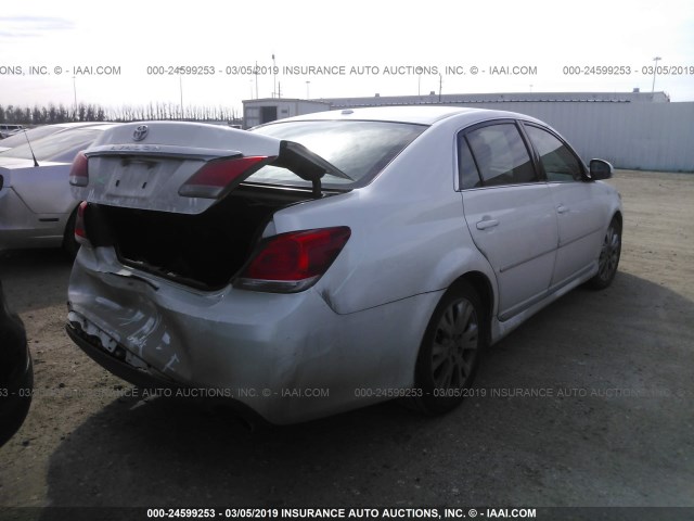 4T1BK3DB5BU407447 - 2011 TOYOTA AVALON LIMITED WHITE photo 4