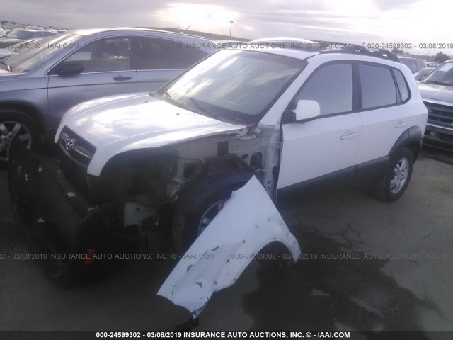 KM8JN72D96U319537 - 2006 HYUNDAI TUCSON GLS/LIMITED 白色 照片 2