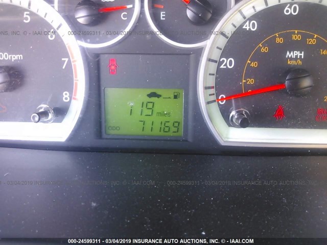 KL1TD6DE3BB213923 - 2011 CHEVROLET AVEO LS/LT ORANGE photo 7